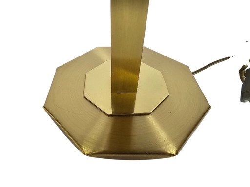 Arte Lumen - Lámpara de mesa estilo Willy Rizzo - latón - 3er cuarto del siglo XX