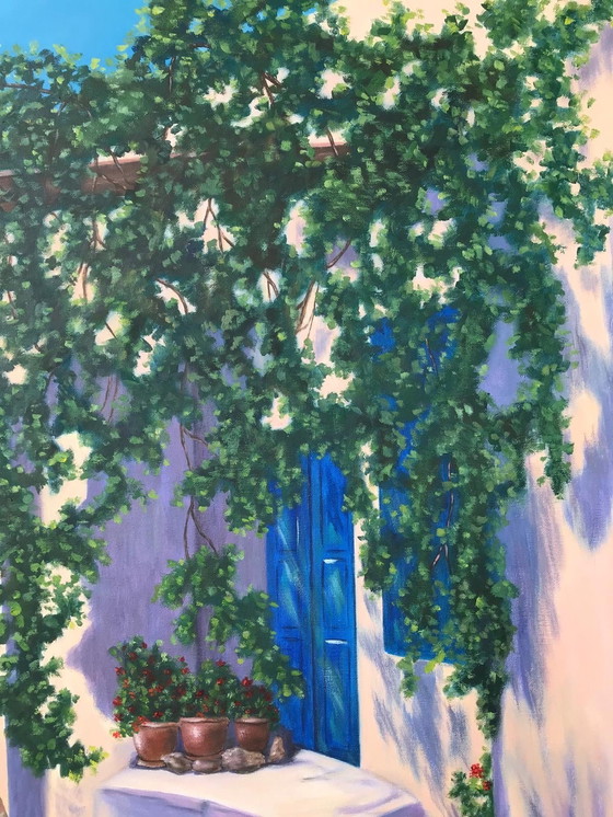 Image 1 of Peinture à l'huile - Irina Gauss - Sérénité méditerranéenne