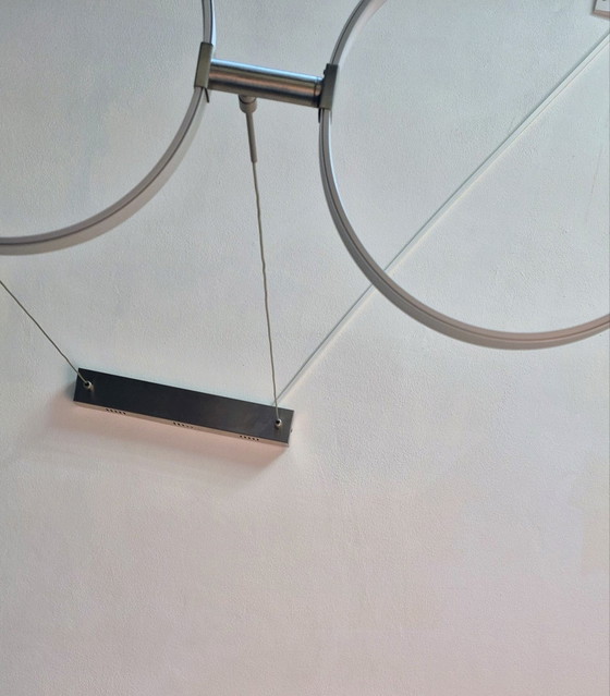 Suspension design moderne, Aluminium, rvs, Argenté (photo 5 sur 6)