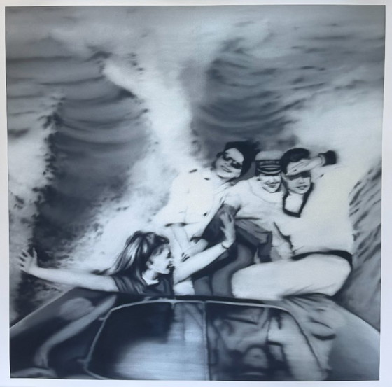 Gerhard Richter, Motorboot, 1965, Copyright Gerhard Richter 2023, stampato in Svizzera – Stampe artistiche (photo 2 of 5)