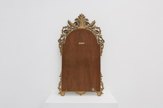 Image 1 of 20e Eeuwse Grote Barok Vergulde Spiegel door Deknudt, België