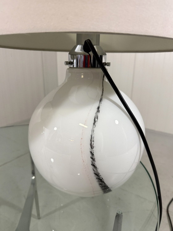 Image 1 of Peill & Putzler Large Glass Table Lamps 1970's