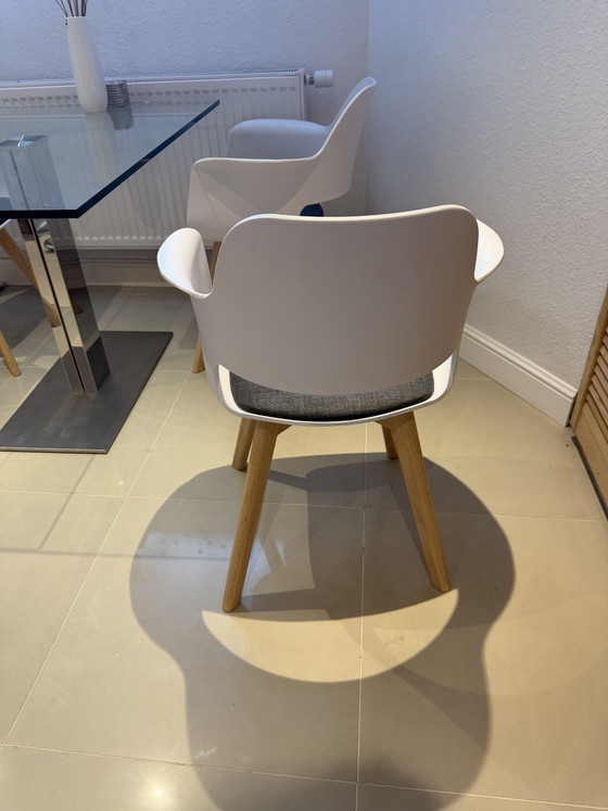 Who‘s Perfect Tisch und 4 Stühle – Esszimmergarnitur, Glass, Metal (photo 4 of 8)