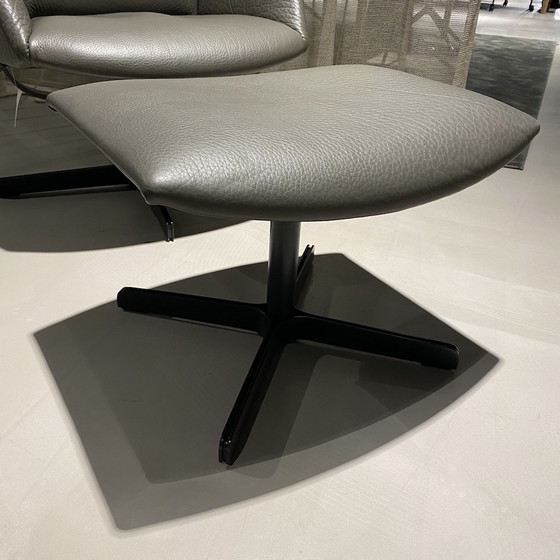 Image 1 of de Sede DS-343 recliner armchair with ottoman