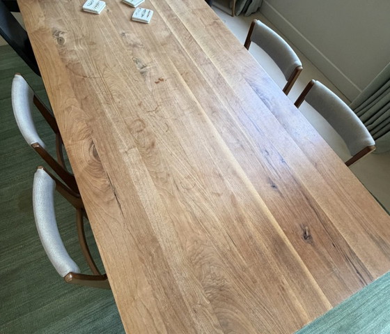 Image 1 of Juego de 4 sillas de comedor al estilo de Erik Buck – diseño danés