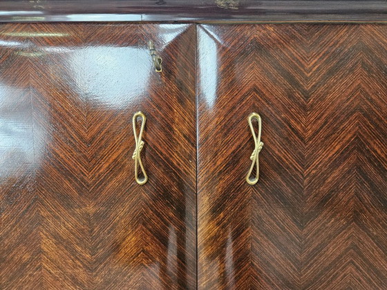 Credenza in mogano con piano in vetro, 1960 – Credenze, Legno (photo 16 of 43)