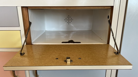 Image 1 of Vintage Original Tielsa Duitse Keukenkast Pastel | Kast