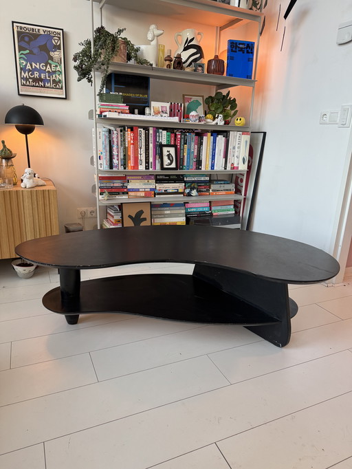 Organic coffee table solid wood