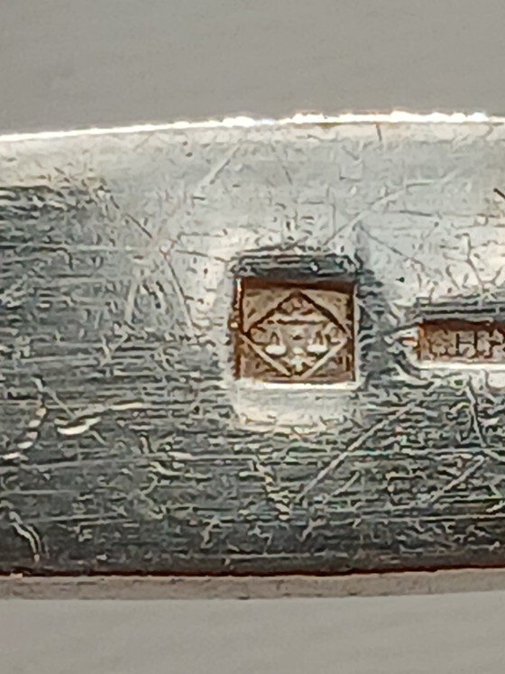 Seltenes Christofle 12 Messerbänkchen Set, Modell: Moderne. Art Déco 1930 – Tischdekoration, Silver (photo 4 of 15)