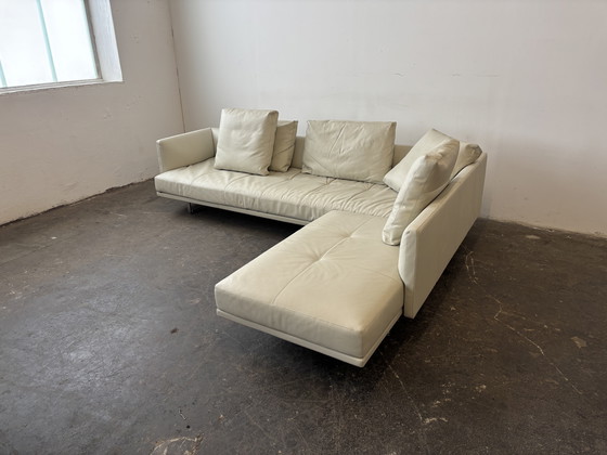 Image 1 of Walter Knoll Prime Time Ecksofa Leder hellgrau 