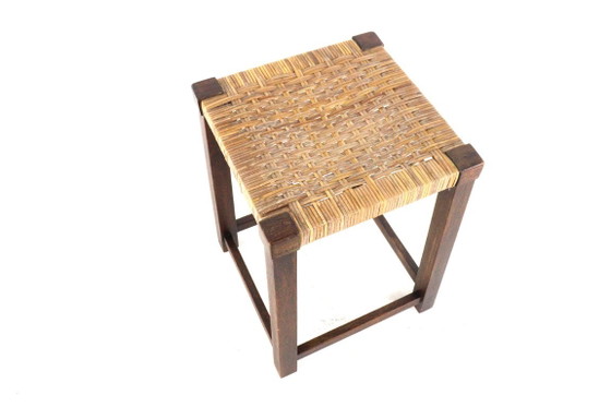 Sgabello in legno vintage brutalista – Sgabelli (photo 9 of 11)