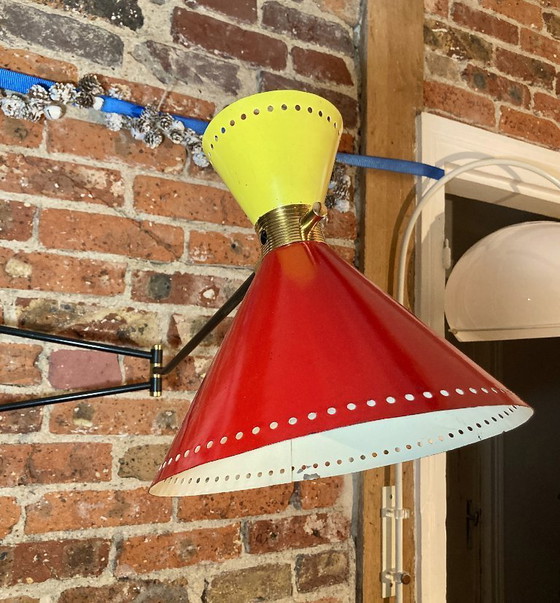 Image 1 of Grande lampada da parete diabolo Lunel