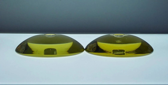 Image 1 of Bougeoirs en verre par Anne Nilsson pour Kosta, années 2000, set de 2