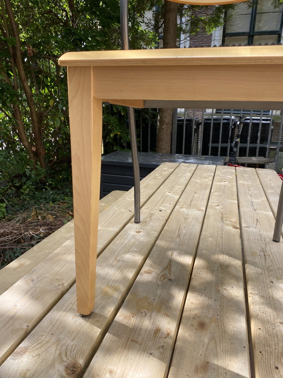 Image 1 of 4 Tina Christensen vintage plywood bended back stoel