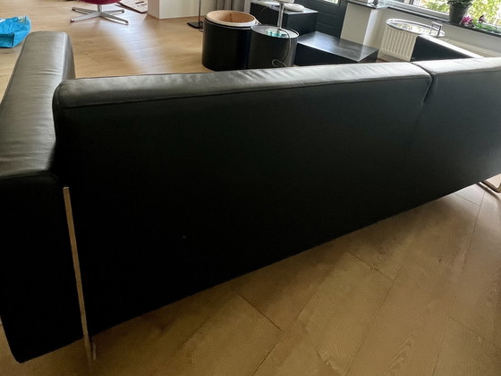 Image 1 of Sofá de cuero negro Marevan Artifort