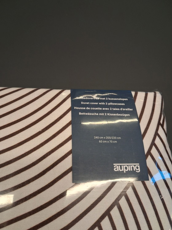 Copripiumino Auping Swoosh 240 x 220 cm, Accessori per camera da letto, Cotone, Marrone (foto 4 di 5)