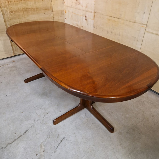 Image 1 of Tavolo da pranzo vintage allungabile Lübke, tavolo vintage in palissandro, tavolo ovale
