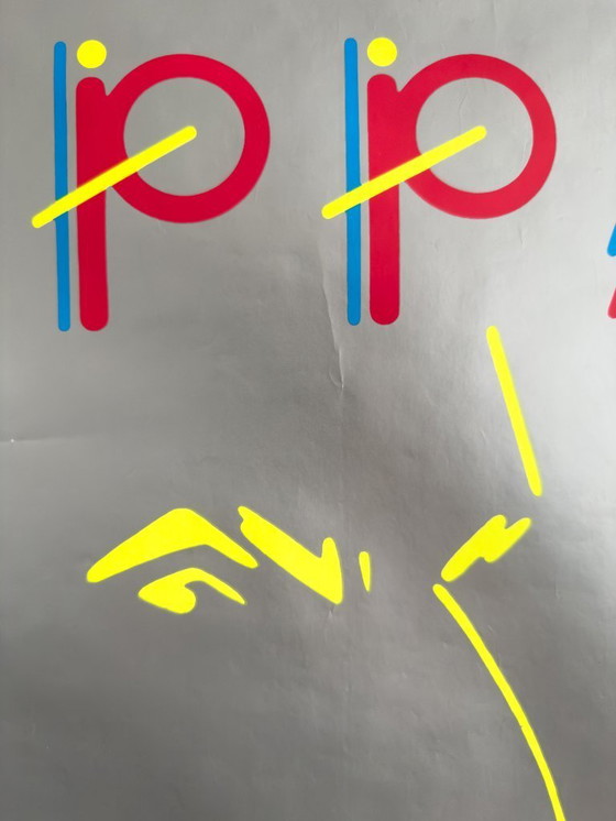 Image 1 of 🎸 Affiche originale de Frank Zappa - "Broadway the Hard Way" (1988) | Format carré ~40 × 40 cm Plakat