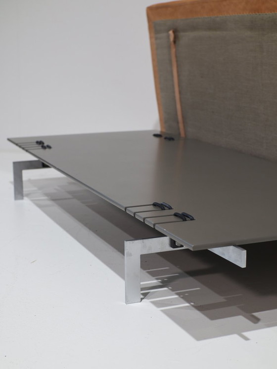 PK80 Daybed Poul Kjaerholm E. Kold Christensen, Denmark 1957, Leather, Metal, Brown, Modern (photo 5 of 15)