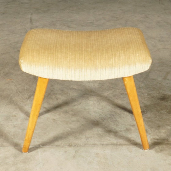 Canapé-lit vintage avec fauteuil – années 1960 – Coins salon, Velvet, Wood (photo 32 of 34)