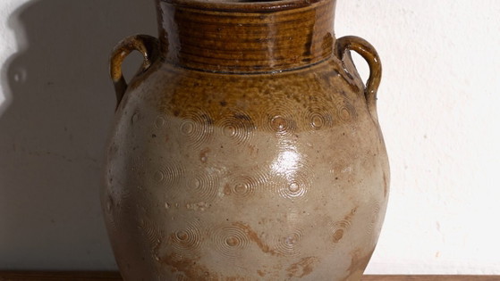 Vaso antico cinese in gres smaltato – Cina, circa 1900 – Vasi, Rustic (photo 3 of 40)