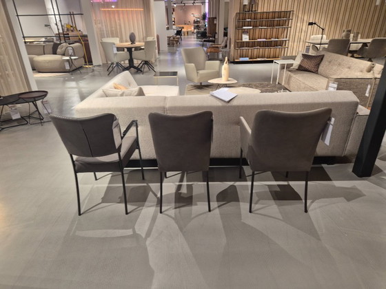 Image 1 of Set 6 Eetkamerstoelen Bert Plantagie