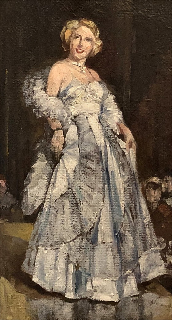 Image 1 of Oil on panel – Belgian School, early 20th century – Signed work