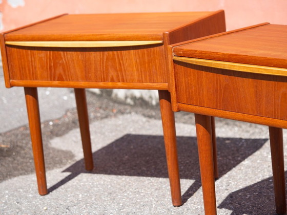 Set van 2 Deense teakhouten ladekasten uit de jaren 60 – Wood (photo 5 of 12)