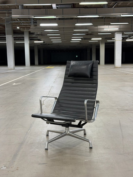 Image 1 of Vitra Eames EA124 | Black Leather