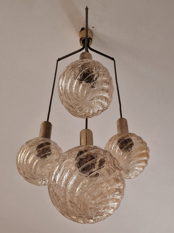 Image 1 of Vintage cascade pendant lamp - cascade, 1950/60 - Germany