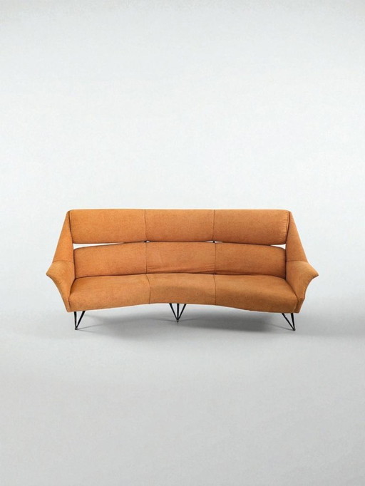 Sofa - Messing, Stoff - Italienisches Design