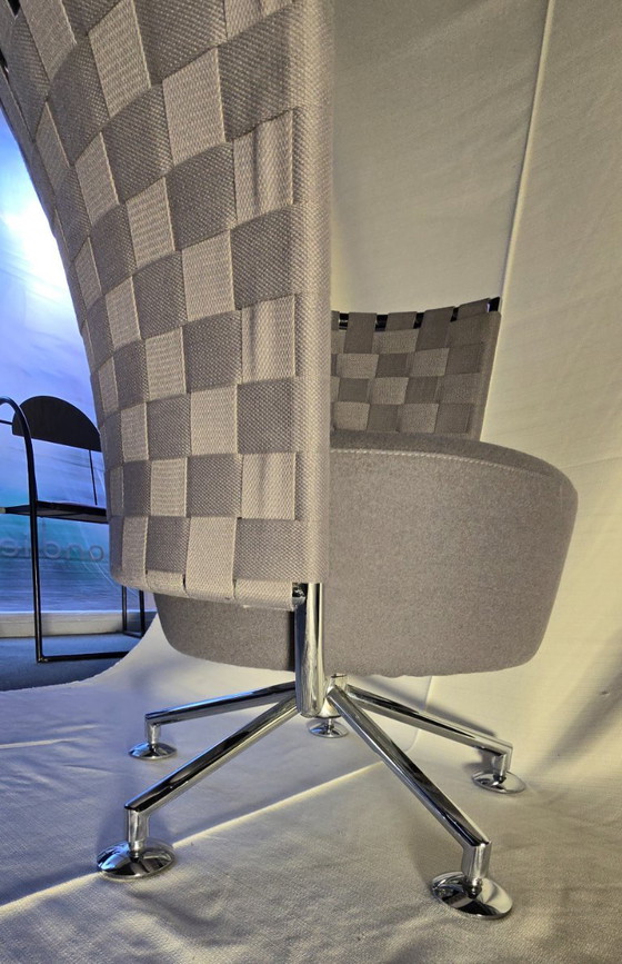 Image 1 of Paire : 2 fauteuils COR Circo – Design Peter Maly – Osier gris – Premier propriétaire