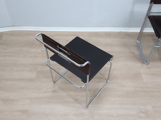 Image 1 of Set of 4 Giovanni Carini "Libellula" Chairs for Planula, Italy 1970s