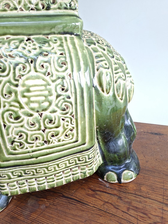 Image 1 of Tavolo per piante in ceramica xl elefante