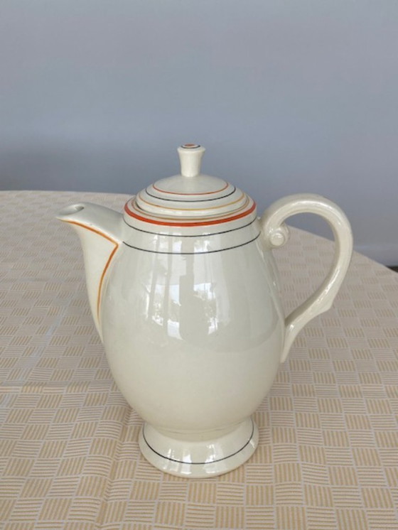 Image 1 of Service à café Art Déco, Boch Frères, vers 1930