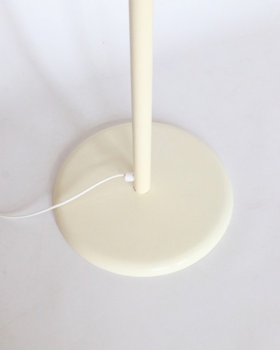 Image 1 of Vintage Deense vloerlamp unieke kleuren schalenlamp