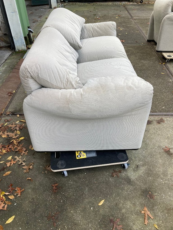 Image 1 of Set unico Maralunga originale di Vico Magistretti per Cassina, 1985