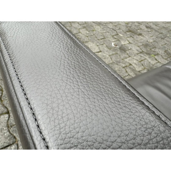 Image 1 of Walter Knoll leren fauteuil Foster 500 donkerbruin