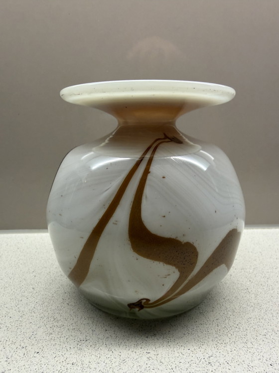 Bob Le Bleïs – Les Verriers De Maure-Vieil | French Vintage Art Glass Vase (photo 2 of 10)