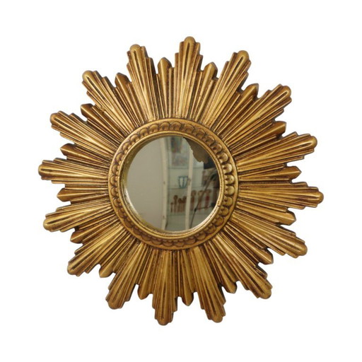 Small Vintage Sunburst Sunburst Mirror