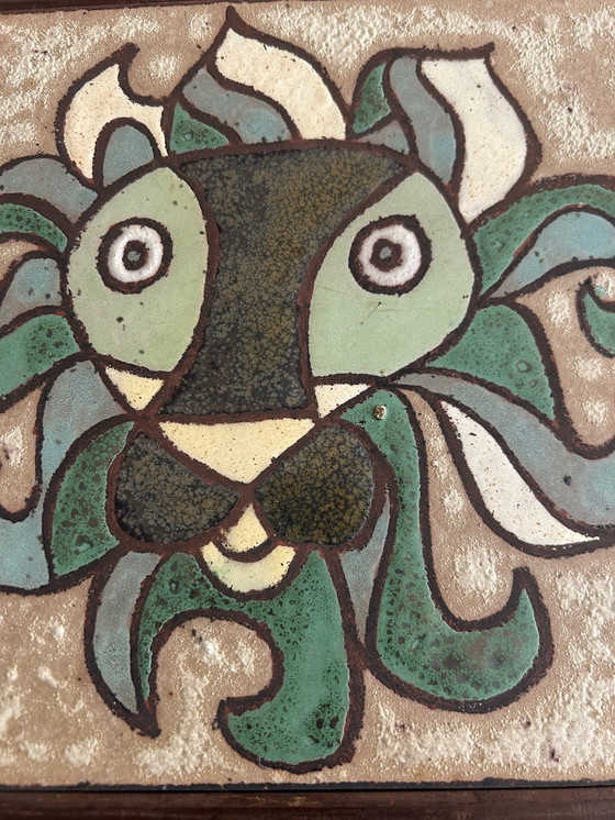 Image 1 of Placca in ceramica di Roland Zobel, Le Cicladi