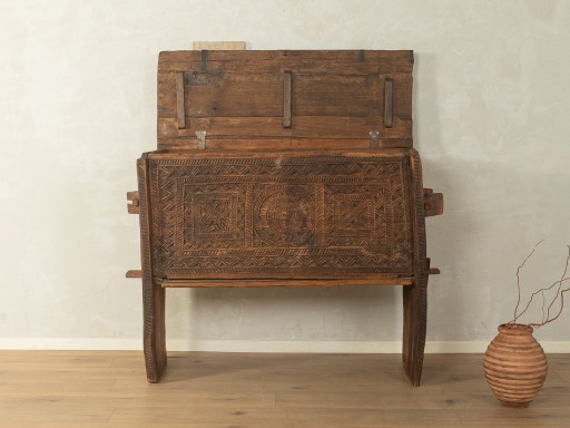 Antico baule nuziale turkmeno – opbergkast, Wood (photo 2 of 9)