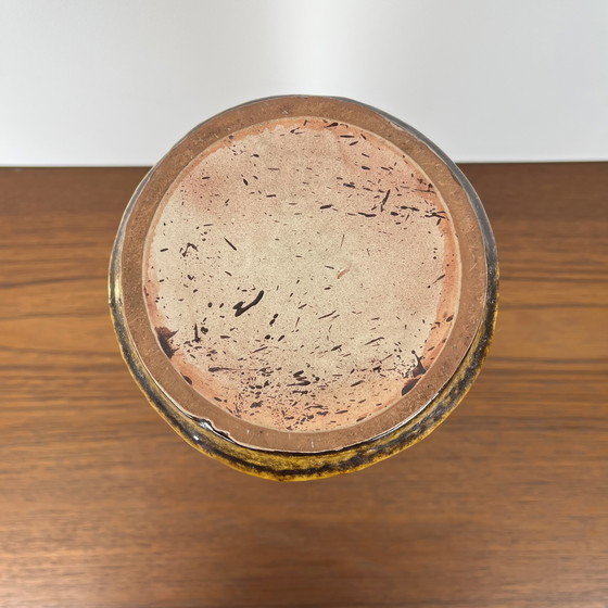 Image 1 of West Germany Yellow "Reptile" Vase, Europa