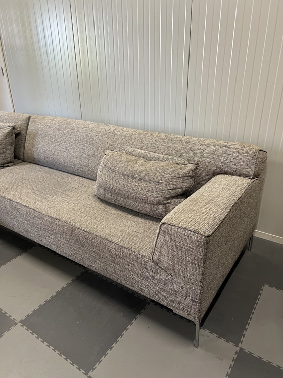 Image 1 of Design on stock bloq hoekbank stof grijs vos bank modern