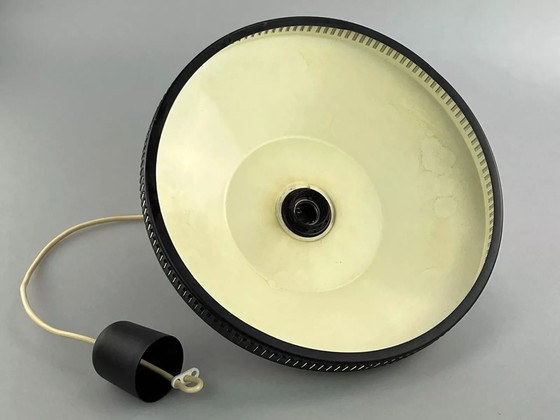 Image 1 of Lámpara de techo de los años 60 y 70, lámpara colgante de chapa metálica, diseño de la era espacial.