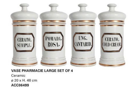 Image 1 of 4x Eichholtz apothecary jar