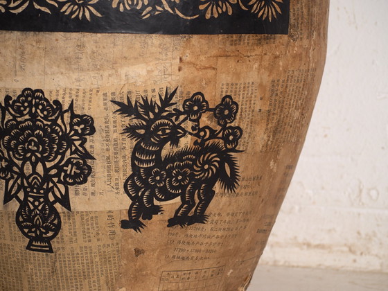 Antico contenitore cinese in cartapesta – Cina, circa 1920 – Oggetti decorativi (photo 27 of 38)