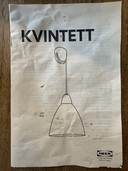 Lampe suspendue Kvintett de IKEA