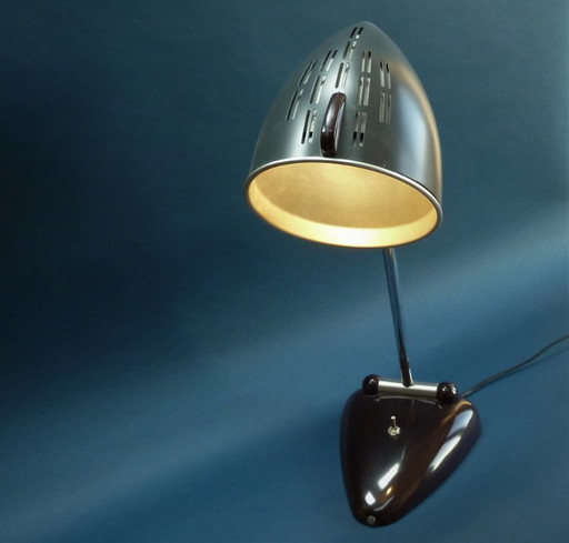 Grote bakelieten bureaulamp uit de jaren 1950