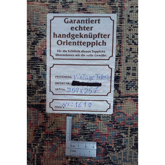 Image 1 of Persian carpet hand-knotted vintage 354x257